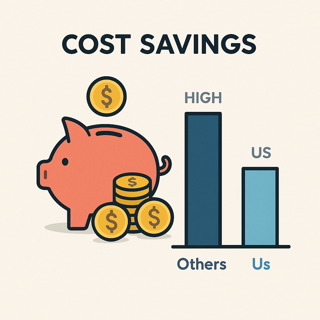 Cost-saving illustration